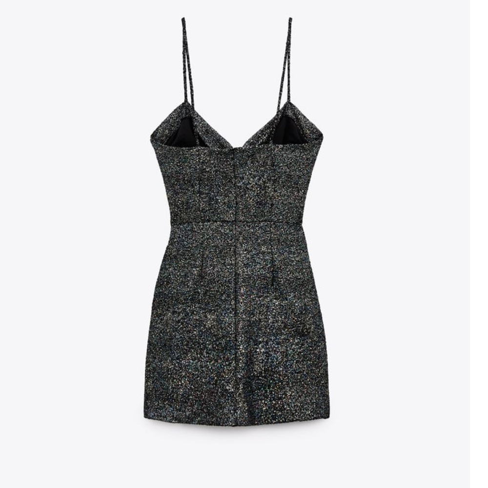 Zara Patterned Cut Out Dress - Picture 3 of 7